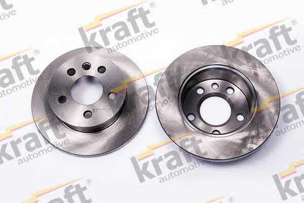 6040190 Kraft Automotive Тормозной диск передний невентилируемый