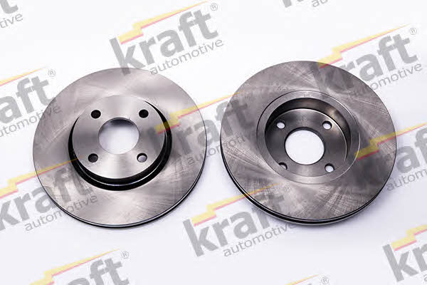 Kraft Automotive 6042125 Диск гальмівний передній вентильований 6042125: Купити в Україні - Добра ціна на EXIST.UA!