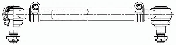 1283501 Lemforder Тяга рулевая поперечная