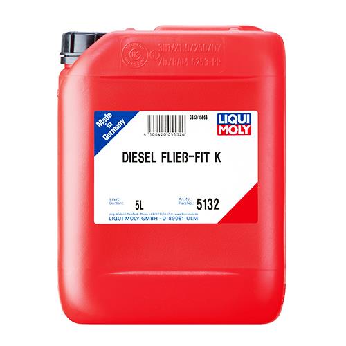 Антигель дизельного палива Liqui Moly Diesel Fliess-Fit K, концентрат 1:1000, 5л Liqui Moly 5132