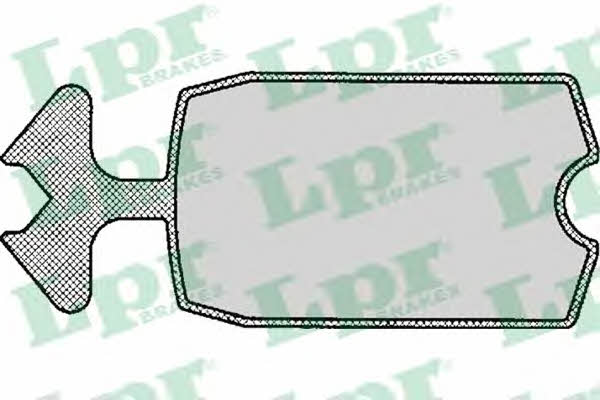 LPR 05P115 Гальмівні колодки, комплект 05P115: Купити в Україні - Добра ціна на EXIST.UA!