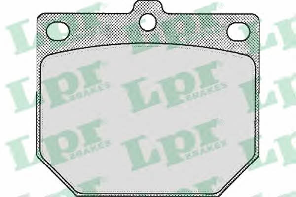 LPR 05P166 Гальмівні колодки, комплект 05P166: Приваблива ціна - Купити в Україні на EXIST.UA!