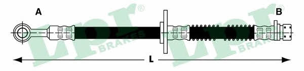 LPR 6T47210 Гальмівний шланг 6T47210: Купити в Україні - Добра ціна на EXIST.UA!