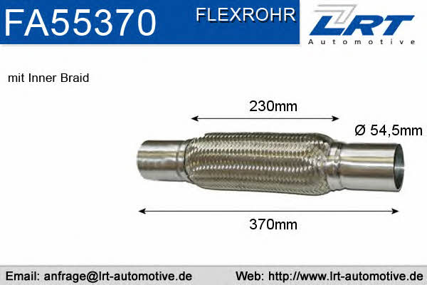 LRT Fleck FA55370 Труба гофрована FA55370: Купити в Україні - Добра ціна на EXIST.UA!