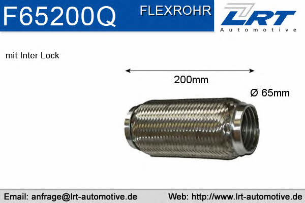 LRT Fleck F65200Q Гофра глушника F65200Q: Купити в Україні - Добра ціна на EXIST.UA!