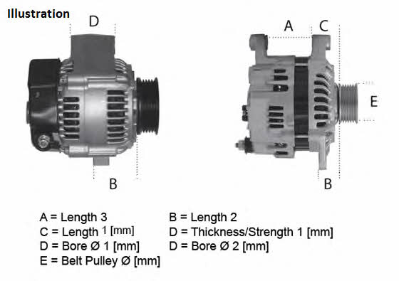 Генератор Lucas Electrical LRA02537