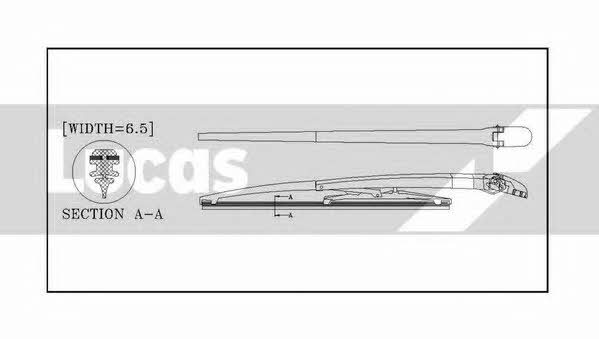 Lucas Electrical LLWCR14E Щітка склоочисника каркасна 350 мм (14") LLWCR14E: Купити в Україні - Добра ціна на EXIST.UA!