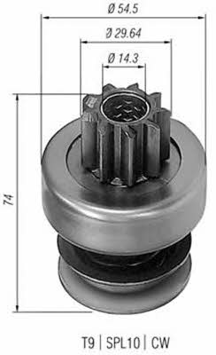 Magneti marelli 940113020086 Бендикс стартера 940113020086: Отличная цена - Купить в Украине на EXIST.UA! 940113020086 Magneti marelli Бендикс стартера