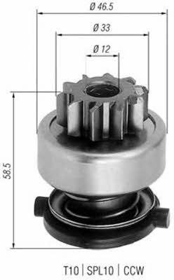 Magneti marelli 940113020252 Бендикс стартера 940113020252: Отличная цена - Купить в Украине на EXIST.UA! 940113020252 Magneti marelli Бендикс стартера