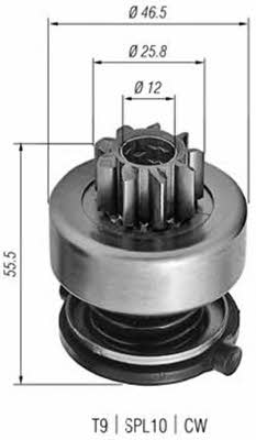 Magneti marelli 940113020254 Бендикс стартера 940113020254: Отличная цена - Купить в Украине на EXIST.UA! 940113020254 Magneti marelli Бендикс стартера