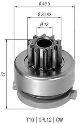 Бендикс стартера Magneti marelli 940113020423