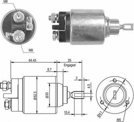 940113050011 Magneti marelli Реле стартера втягивающее