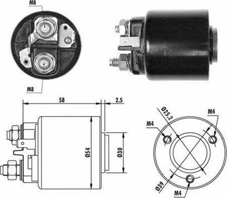 940113050060 Magneti marelli Реле стартера втягивающее