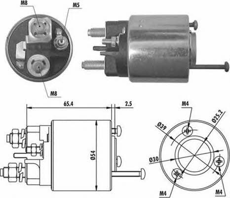 Magneti marelli 940113050066 Реле стартера яке втягує 940113050066: Приваблива ціна - Купити в Україні на EXIST.UA! 940113050066 Magneti marelli Реле стартера яке втягує