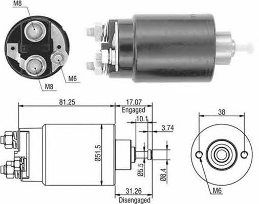 940113050404 Magneti marelli Реле стартера втягивающее