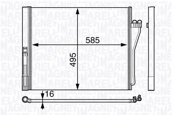 Magneti marelli 350203717000 Радіатор кондиціонера (Конденсатор) 350203717000: Купити в Україні - Добра ціна на EXIST.UA!