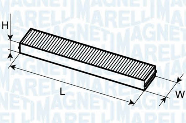 350203061310 Magneti marelli Фильтр салона