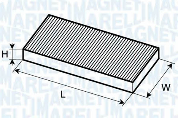 350203062580 Magneti marelli Фільтр салону