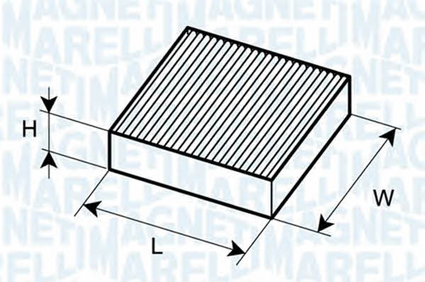 350203064130 Magneti marelli Фільтр салону