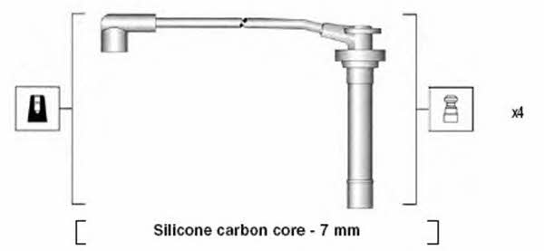 Magneti marelli 941295060855 Провода высоковольтные, комплект 941295060855: Отличная цена - Купить в Украине на EXIST.UA! 941295060855 Magneti marelli Провода высоковольтные, комплект