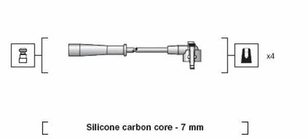Провода высоковольтные, комплект Magneti marelli 941318111038