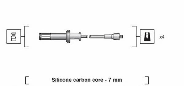 Провода высоковольтные, комплект Magneti marelli 941318111054