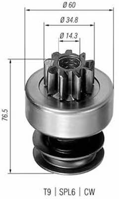 940113020003 Magneti marelli Бендікс стартера