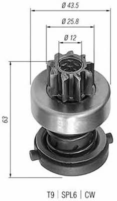 Magneti marelli 940113020231 Бендикс стартера 940113020231: Отличная цена - Купить в Украине на EXIST.UA! 940113020231 Magneti marelli Бендикс стартера