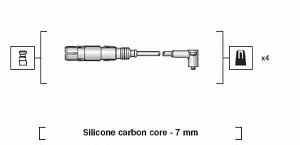 Провода высоковольтные, комплект Magneti marelli 941318111164