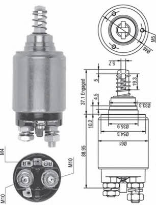 940113050262 Magneti marelli Реле стартера втягивающее