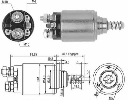 940113050402 Magneti marelli Реле стартера втягивающее