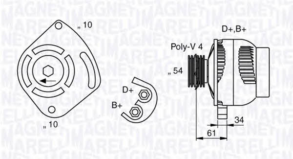 Купить Magneti marelli 063377030010 по низкой цене в Украине!