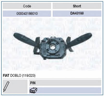 Купить Magneti marelli 000043188010 по низкой цене в Украине!