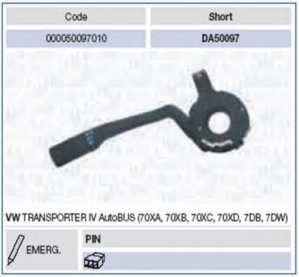 Купить Magneti marelli 000050097010 по низкой цене в Украине!