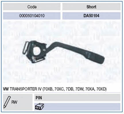 Купить Magneti marelli 000050104010 по низкой цене в Украине!