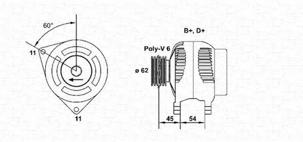 063321426010 Magneti marelli Генератор