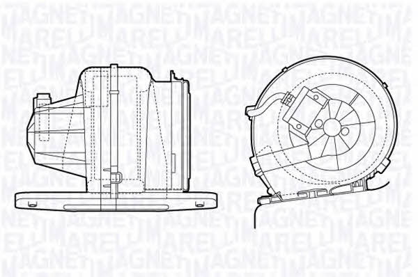 Magneti marelli 069412709010 Електродвигун вентиляції салону 069412709010: Купити в Україні - Добра ціна на EXIST.UA!