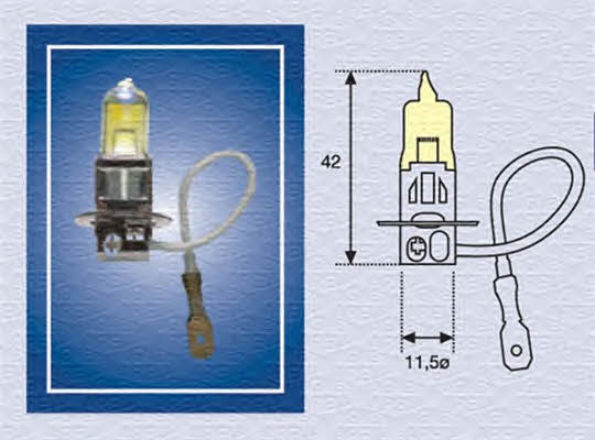Magneti marelli 002573100000 Лампа галогенна 12В H3 55Вт 002573100000: Купити в Україні - Добра ціна на EXIST.UA!