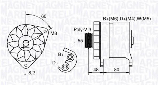 054022585010 Magneti marelli Генератор