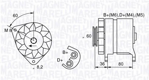 054022604010 Magneti marelli Генератор