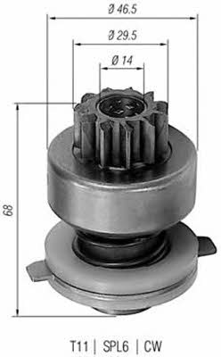 Magneti marelli 940113020048 Бендикс стартера 940113020048: Отличная цена - Купить в Украине на EXIST.UA! 940113020048 Magneti marelli Бендикс стартера