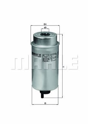 Паливний фільтр Mahle/Knecht KC 116