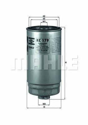Топливный фильтр Mahle/Knecht KC 179