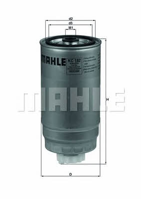 Паливний фільтр Mahle/Knecht KC 182