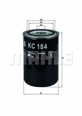 Купить Mahle/Knecht KC184 – отличная цена на EXIST.UA!