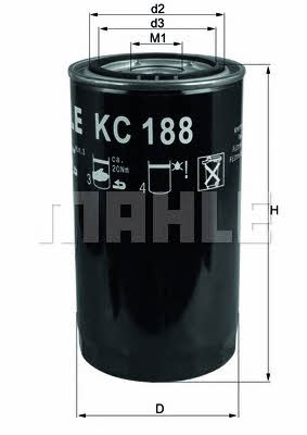 Фільтр палива Mahle&#x2F;Knecht KC 188