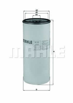 Топливный фильтр Mahle/Knecht KC 251