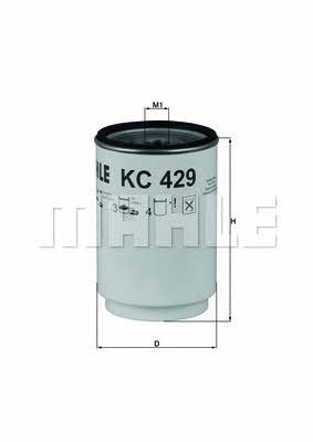 Топливный фильтр Mahle/Knecht KC 429D