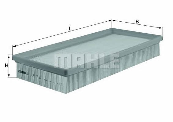 Воздушный фильтр Mahle/Knecht LX 756