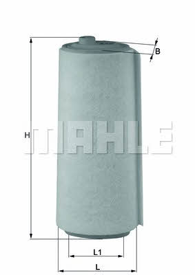 Воздушный фильтр Mahle/Knecht LX 823